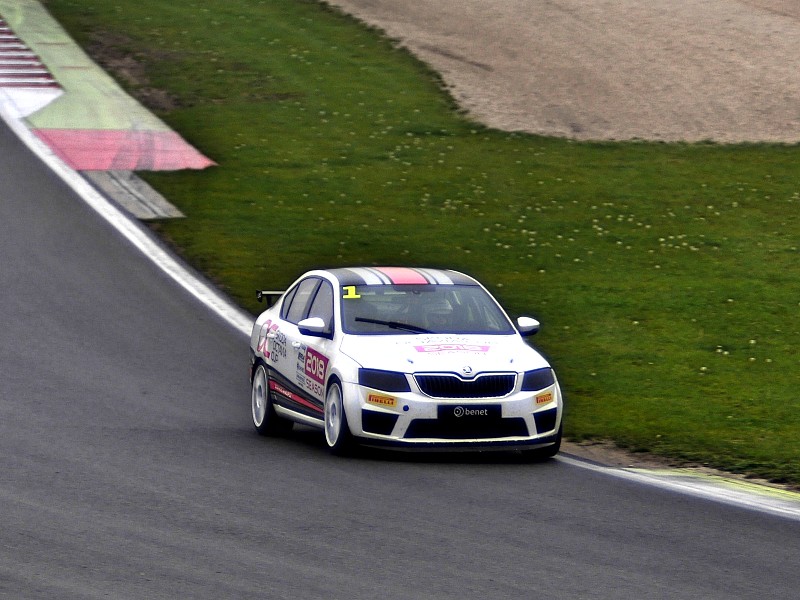 První test vozu Škoda Octavia Cup pro sezónu 2018